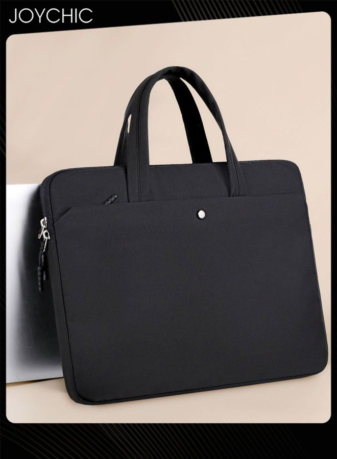Joychic حقيبة لابتوب للنساء والرجال للعمل والمكتب والأعمال، واقية للابتوب بحجم 15 / 15.6 بوصة، حقيبة خفيفة لحمل الكمبيوتر مع مقبض، حقيبة مستندات - Image 1