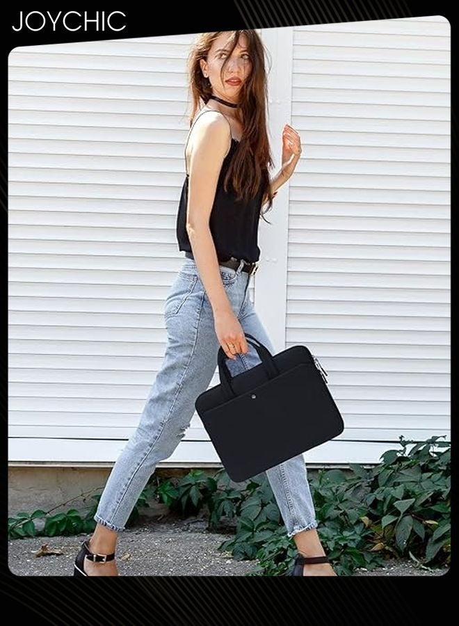 Joychic حقيبة لابتوب للنساء والرجال للعمل والمكتب والأعمال، واقية للابتوب بحجم 15 / 15.6 بوصة، حقيبة خفيفة لحمل الكمبيوتر مع مقبض، حقيبة مستندات - Image 2