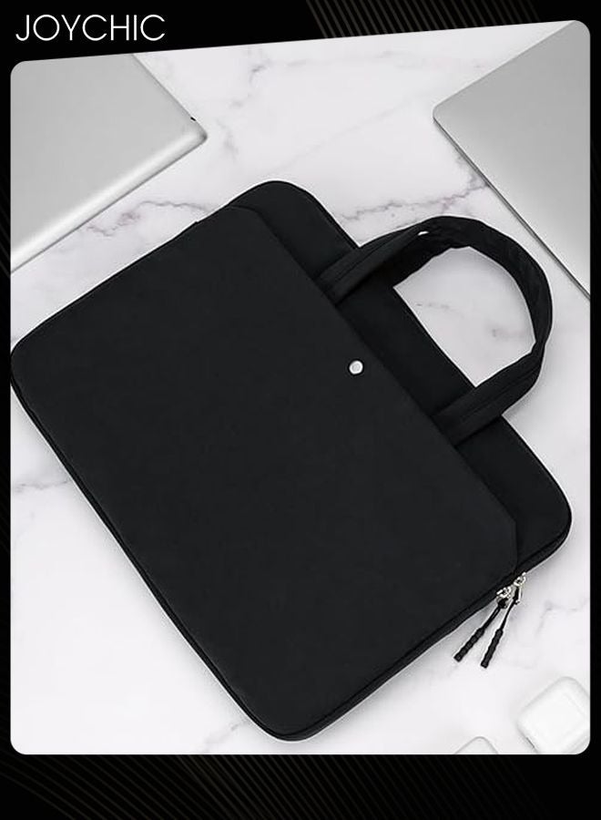 Joychic حقيبة لابتوب للنساء والرجال للعمل والمكتب والأعمال، واقية للابتوب بحجم 15 / 15.6 بوصة، حقيبة خفيفة لحمل الكمبيوتر مع مقبض، حقيبة مستندات - Image 3