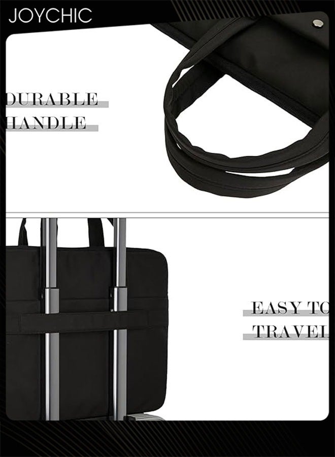 Joychic حقيبة لابتوب للنساء والرجال للعمل والمكتب والأعمال، واقية للابتوب بحجم 15 / 15.6 بوصة، حقيبة خفيفة لحمل الكمبيوتر مع مقبض، حقيبة مستندات - Image 4