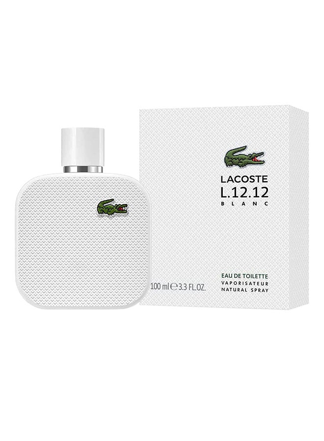 لاكوست عطر L.12.12 بلانك بيور EDT للرجال 100ملليلتر - Image 1