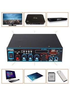 Generic Amplifier, a speaker that supports Bluetooth, flash, and radio, DG 8, black, from Inter Sound  - Image 2