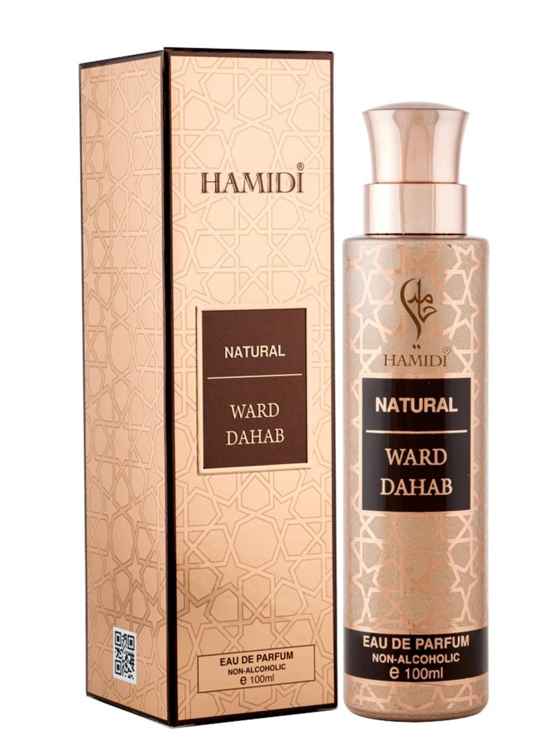 HAMIDI Hamidi Natural Ward Dahab 100ml, Alcohol Free, Water Perfume, Eau De Parfum, For Unisex - Image 3