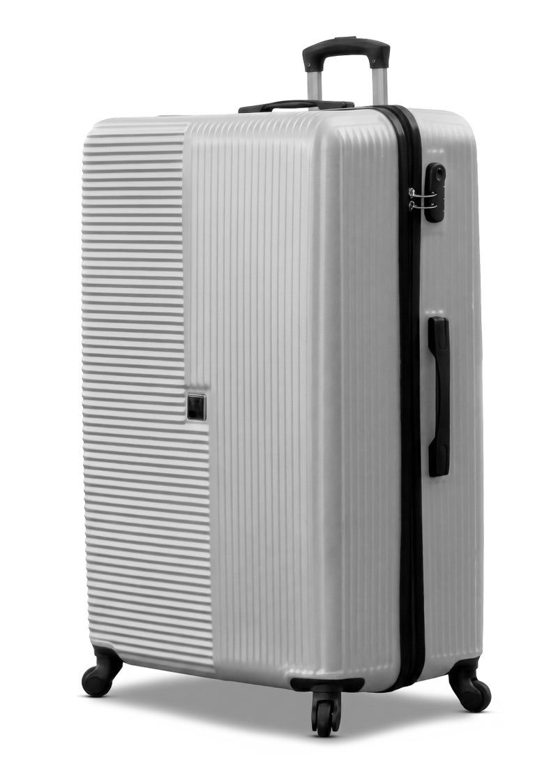ZAAPPY Horizo Vertic ABS Luggage Hard Shell Lightweight Extra Large 32 Inch (36-40kg) Suitcase, Combination Lock - Image 1