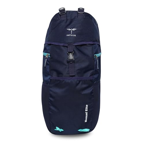 Impulse Rucksack bags 60 litres travel bag for men tourist bags for travel backpack for hiking trekking Bag for men Nomad Elite Blue with 1 year Warranty - Image 1