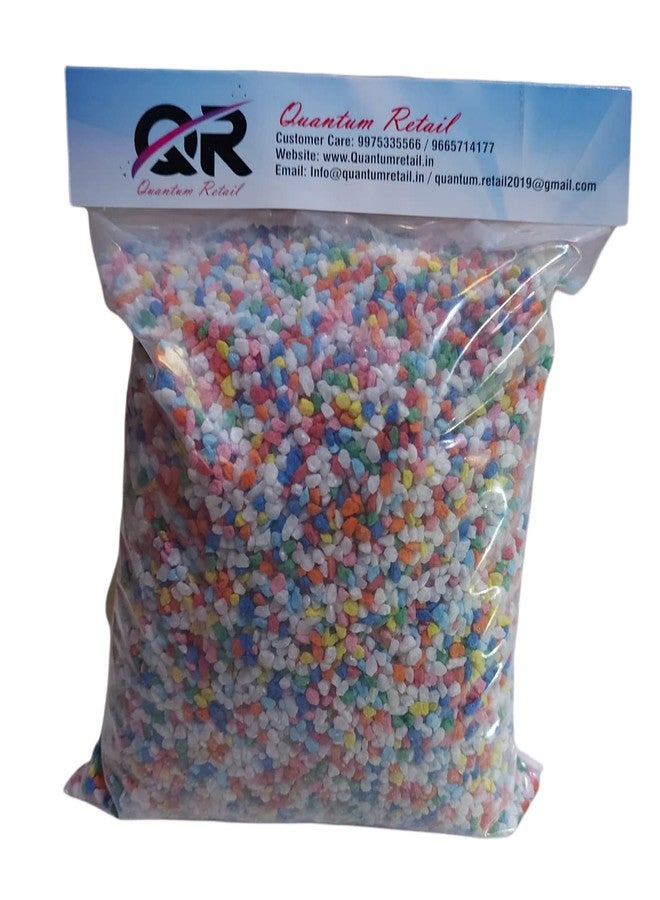 Quantum Retail (450 Grams) Marble Chips for Garden, Aquarium, Indoor Outdoor Decoration Pebbles Stone - (Size:3mm-5mm) (Multi Color Mix) - Image 5