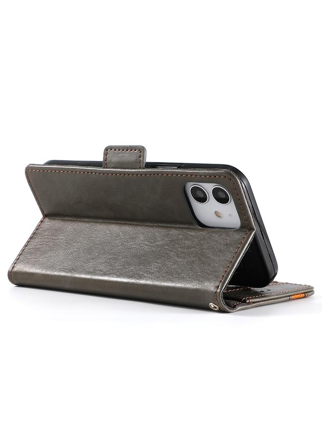 Zaboon Case For iPhone 12 Pro Max CaseNeo Business Splicing Dual Magnetic Buckle Horizontal Flip PU Leather Case with Holder & Card Slots & Wallet - Image 5