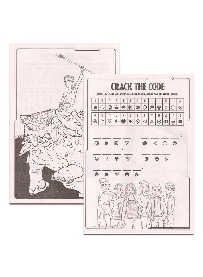 Bendon Jurassic World Camp Cretaceous Coloring Book Set with Stickers ~ Bundle with Chaos Theory Dino Coloring and Activity Book, Imagine Ink, and More - Image 2