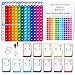 JoyCat Multiplication Flash Cards Chart 156 Hole Punched Math Game Flashcards for Kids Ages 8 and Up Times Table Manipulatives for Preschoolers 3rd4th5th6th Grade - Image 2