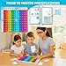 JoyCat Multiplication Flash Cards Chart 156 Hole Punched Math Game Flashcards for Kids Ages 8 and Up Times Table Manipulatives for Preschoolers 3rd4th5th6th Grade - Image 3