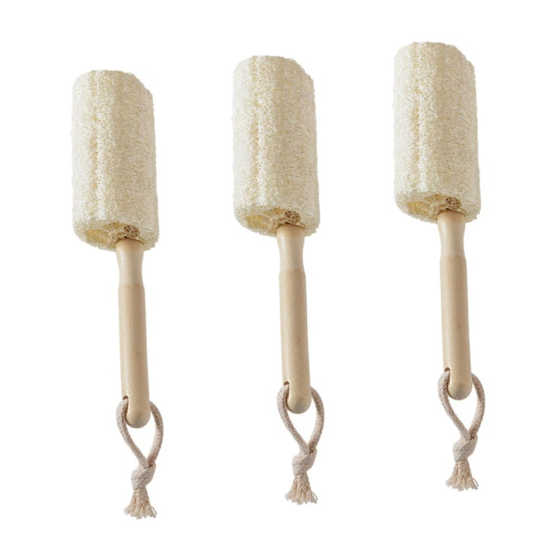 6Pcs Wooden Handle Cup Brush Set For Kitchen Bottles Teapots Quick Foaming Easy Storage - Image 2