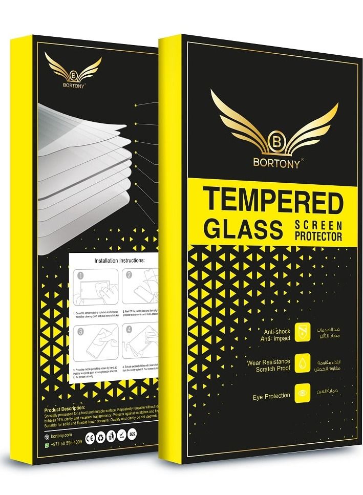 BORTONY Tempered Glass Screen Protector For Apple iPhone 12/iPhone 12 Pro - Image 2