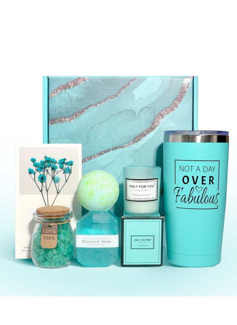 Remy Belle Birthday Gifts for Women Self Care Gifts for Women 6 PCS, Unique Relaxing Spa Gift Ideas for Women, Happy Birthday Gift Basket Set  - Image 1