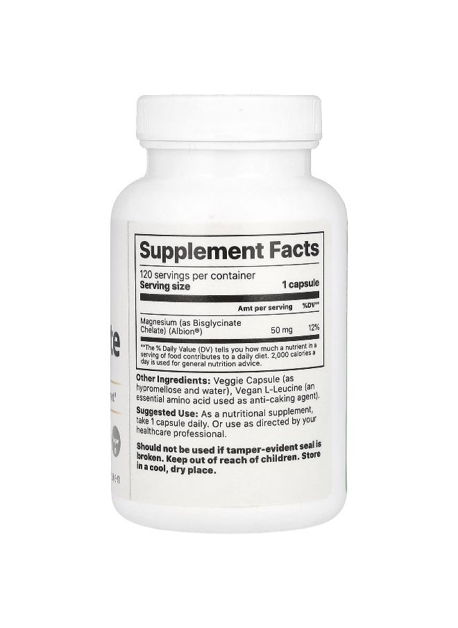 Jigsaw Health Jigsaw Health, MagPure™ Glycinate, 50 mg, 120 Capsules  - Image 2