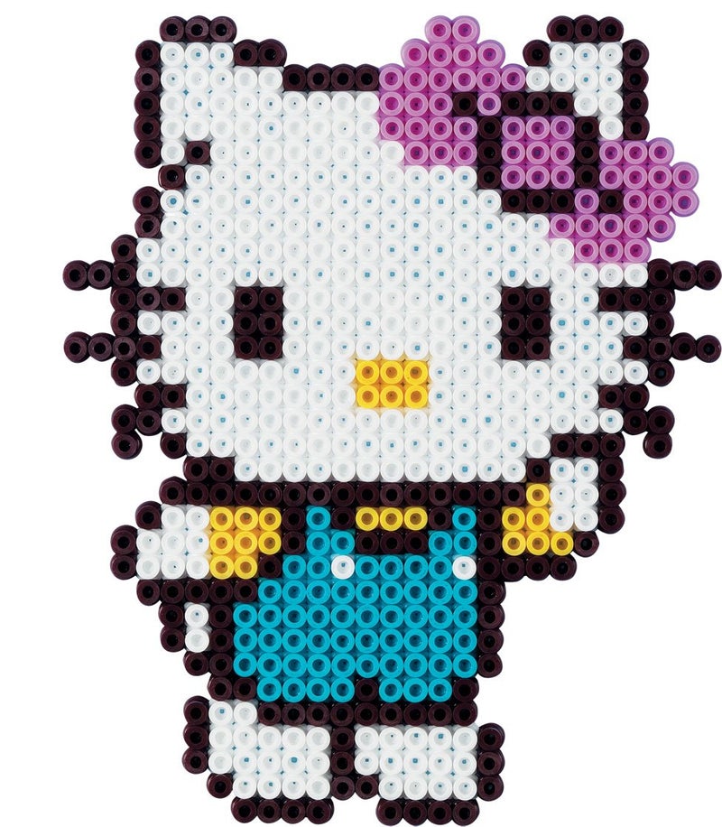 Hama Perlen 207-18 Ironing Beads Bag with Approx. 1,000 Midi Craft Beads with Diameter 5 mm in Black, Creative Craft Fun for Young and Old - Image 4