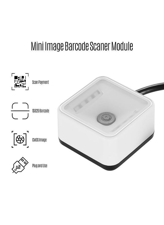 EP7000 Mini 1D/2D/QR Barcode Scanner CMOS Image Scanning Module for Various Embedded Device Access Control Office Electronic Scanners USB Interface