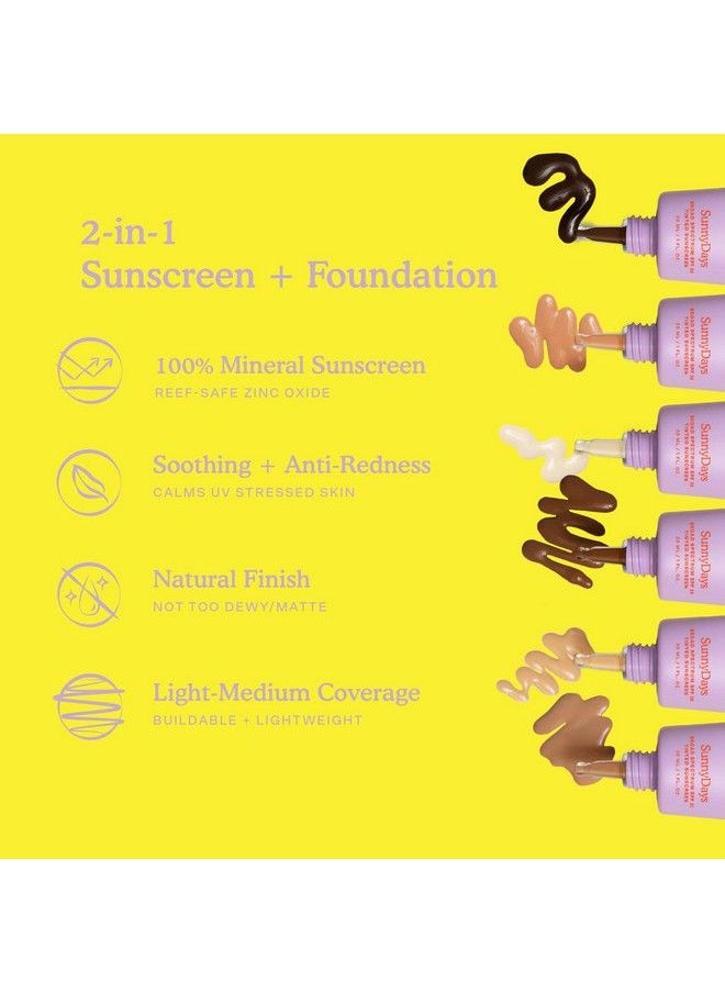 TOWER 28 Sunnydays Spf 30 Tinted Sunscreen 10 Larchmont | 2In1 Foundation With Mineral Sunscreen Broad Spectrum Uva/Uvb Protection | Lightmedium Buildable Coverage Natural Finish | 1 Fl Oz  - Image 4