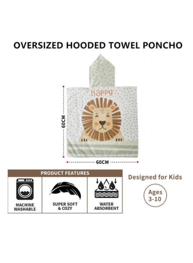 Children's Bath Towel Large Bathrobe Swimming Portable Absorbent Beach Towel - Image 4