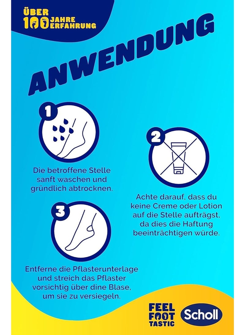 Scholl Heel Blister Plasters Large Size 5 Plasters - Image 3