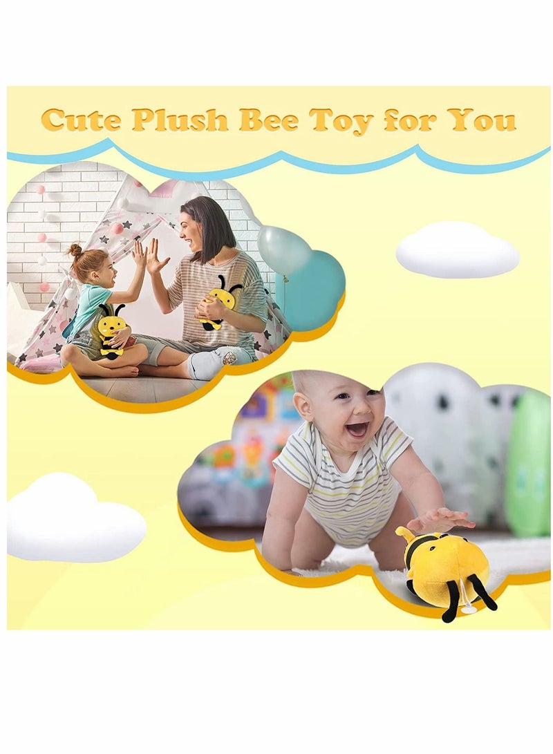 SYOSI Bee Plush Toy, 2 Pcs Stuffed Honeybee Toy Bee Movie Plush Bee Stuffed Animal for Honey Bee Decor 1st Birthday Bee Themed Party, 7.87in/20cm - Image 5