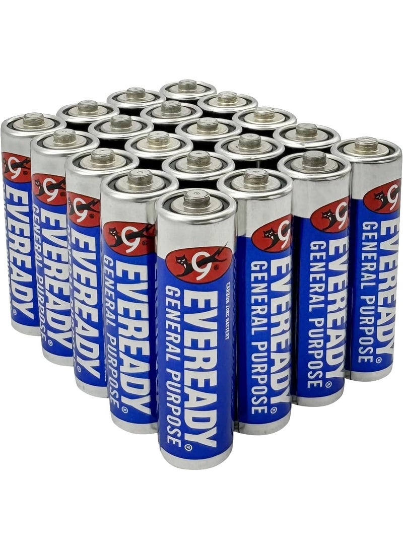 Mailspeed Eveready Batteries AA, Batteries AA, Long Lasting Power (Package of 20) 15+5 Free - Image 1