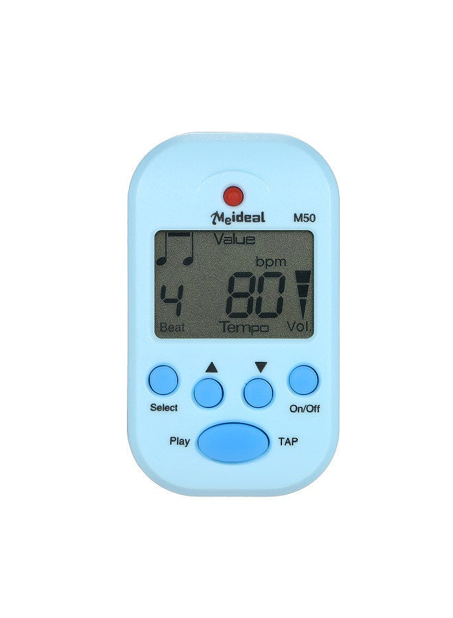 Meideal Mini Digital Metronome M50 Tempo Metronome Clip-On Electronic Metronome Pocket Metronome Suitable for Guitar Piano Violin Drum and Other Instruments  - Image 1