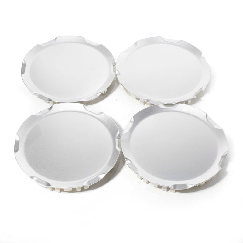RTrhinotuning 66 in Wheel Center Caps Compatible with Terrain 17 6 Spok Silver Wheel 20102017 OD 657167 mm ID 591150 mm 4 PCS Silver Hub Caps