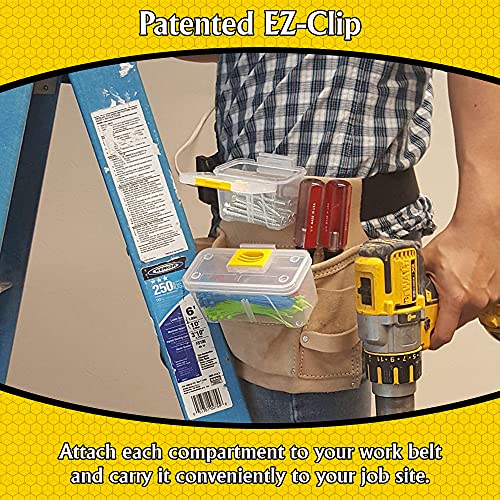 EnnovaTools Hardware Tackle Box storage with Patented Removable Compartment Organizer and Reversible Carrying Case for Screws, Nuts and Bolts, WVE9420 - Image 2