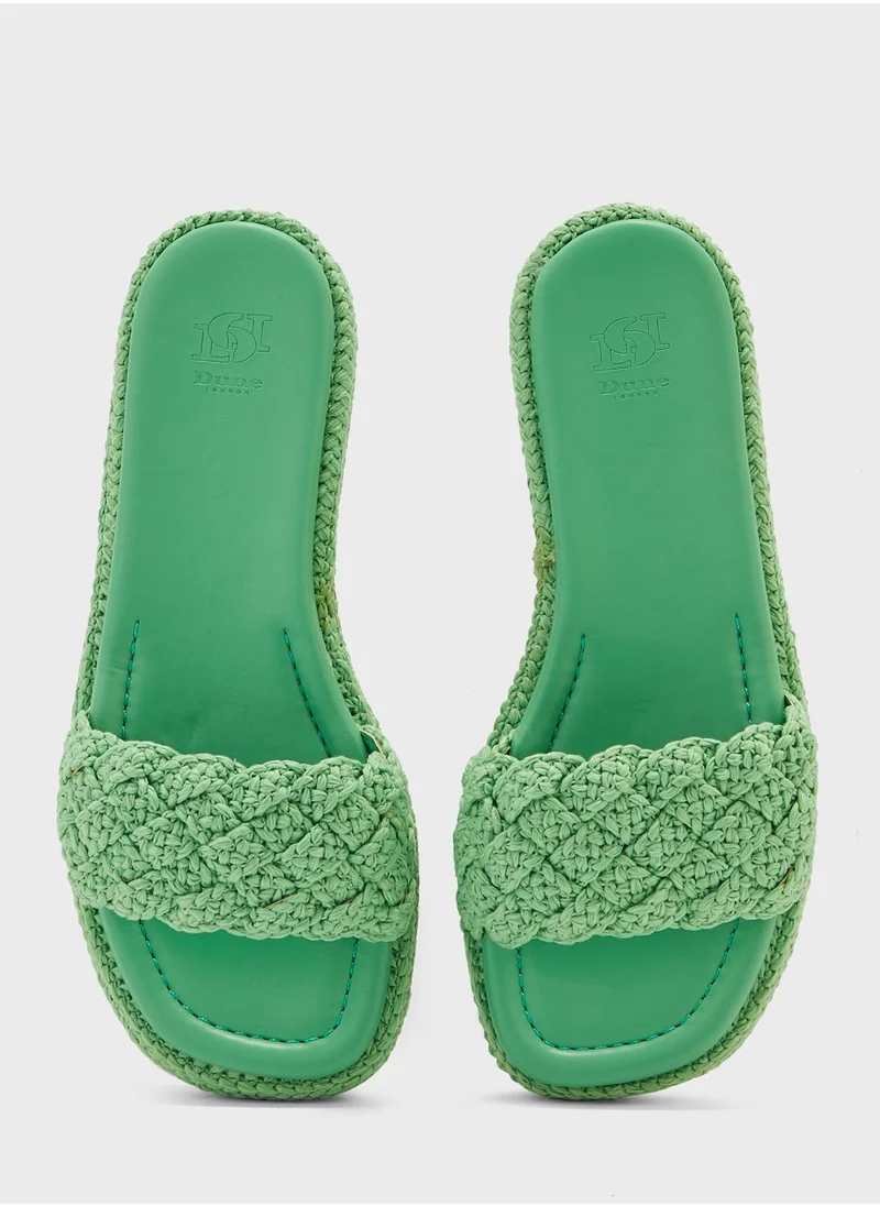 Dune LONDON Lakeview Flat Sandals