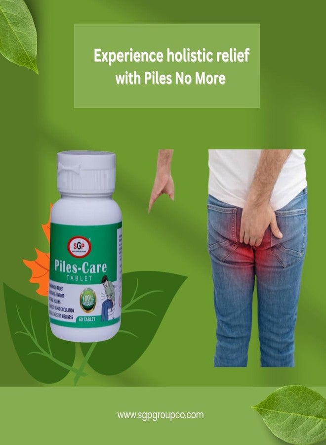 SGP Piles Ayurvedic Piles Medicine Fast Relief Bavasir Hemorrhoid Support Piles Tablets (60 Tablets) - Image 5