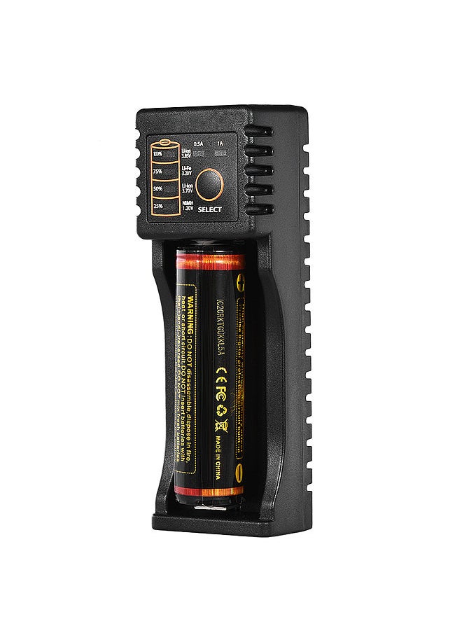 Generic - Lii-100 Battery Charger for 1.2V/3.7V/3.2V/3.85V AA/AAA 18350/10440/14500/16340 NiMH Lithium Rechargeable Batteries - Image 1