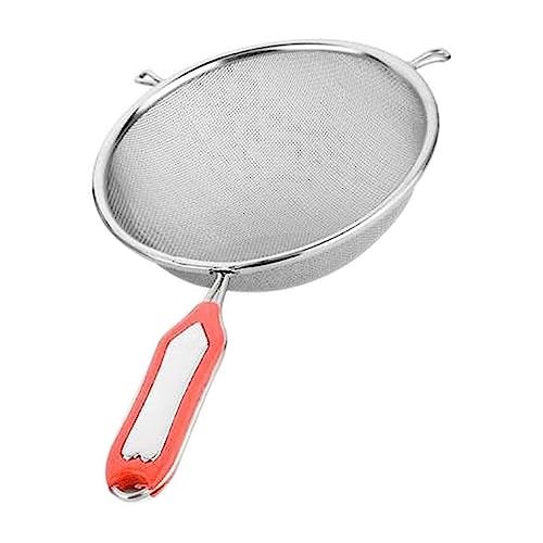 SBA PRIME 100% Stainless Steel Indian Mesh Soup & Juice Strainer – Fine Mesh Kitchen Tool for Smooth Filtering (10 cm, Silver) - Image 1