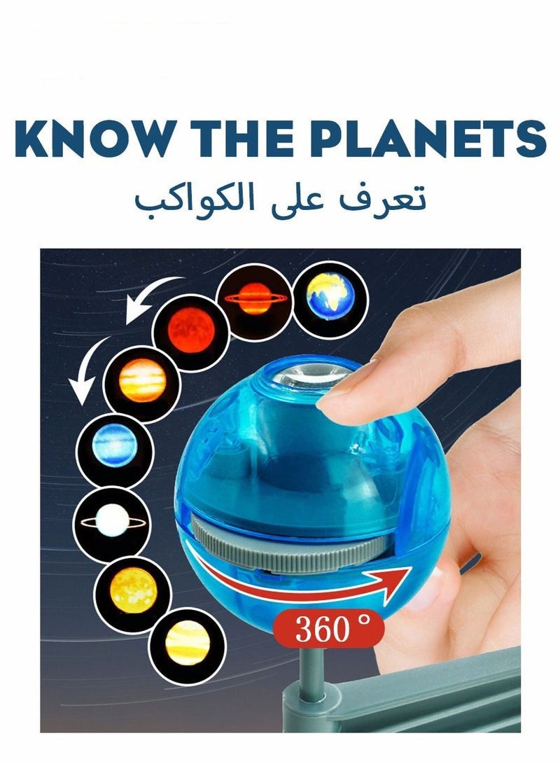 DURKU Electric Science Kit Toy DIY Solar System For Kids Rotating Planets Educational Toy - Image 3
