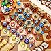 Yilloog 210 Pcs Dice Sets Bulk with Drawstring Bag Polyhedral Dice Sets Multi Role Playing Table Game D4 D6 D8 D10 D D12 D20 Classic Style - Image 4