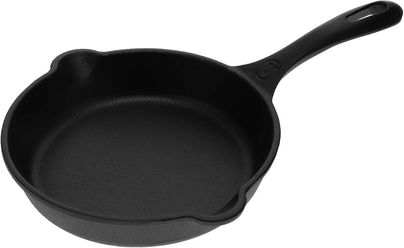 Victoria  SKL208 Cast Iron Skillet Small Frying Pan Seasoned with 100 Kosher Certified NonGMO Flaxseed Oil 8 Black