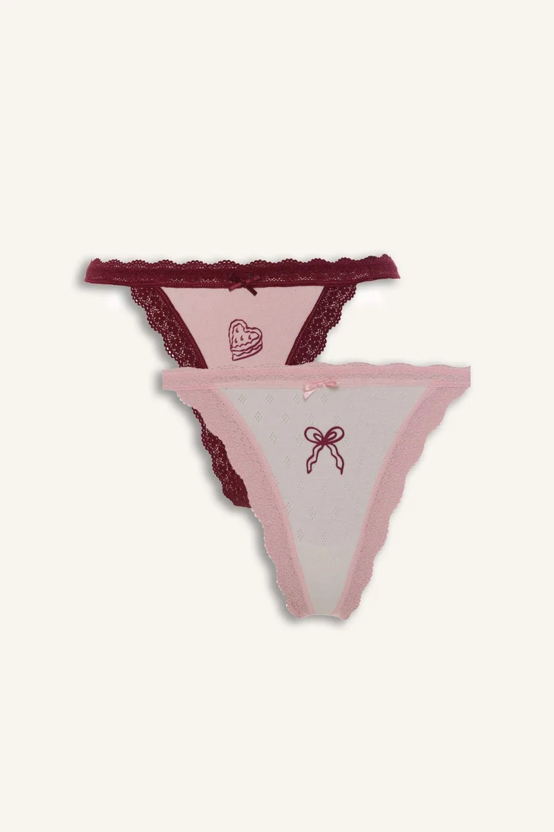 ديفاكتو Lace Detail 2 Piece Panties