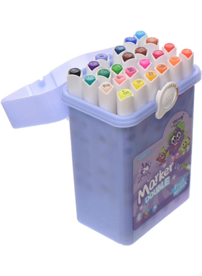 YALONG Watercolour Pen- Fruits | 24 Colors - Image 2