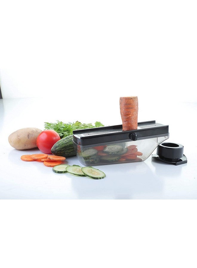 Ganesh Plastic Vegetable Slicer Cutter, Black - Image 5