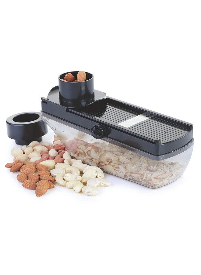 Ganesh Plastic Vegetable Slicer Cutter, Black - Image 1