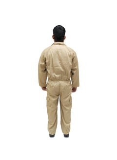 Durable Twill Beige Protective Coverall - Comfortable and Reliable for Industrial and Workplace Safety Workwear | Size-3XL - pzsku/ZD16B6DB414D111542204Z/45/_/1733205287/f8b428b4-f9a8-4bb5-8c6b-200d3c25dc65