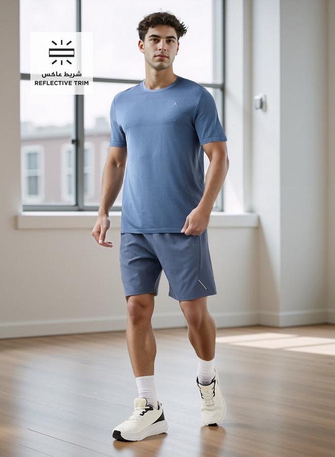 آكتف شورت بقصة عادية وخصر مطاطي - Image 2