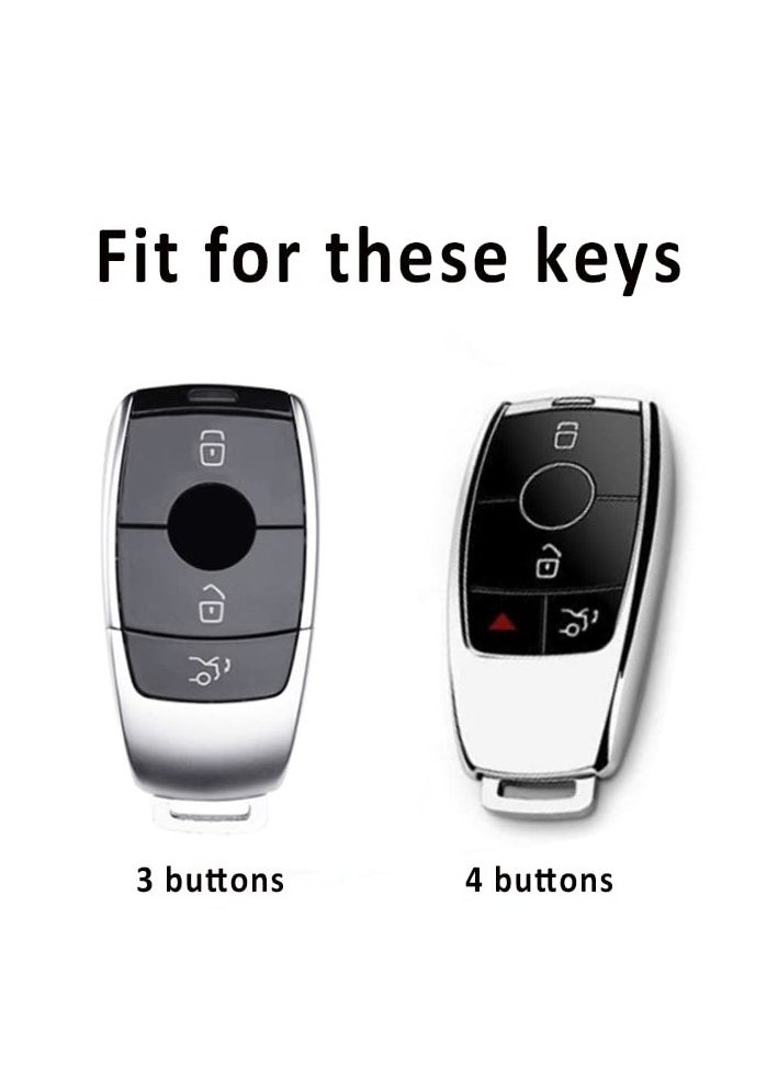 Service Zone Remote Key Cover 3 / 4 Buttons Nano High Quality For Mercedes-Benz A/C/E/S/G Class GLC CLE CLA GLB GLS  - Image 3