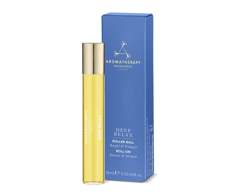 Aromatherapy Associates Deep Relax Roller Ball. Premium Blend of Vetivert, Chamomile and Sandalwood Essential Oils to Relax and Calm on The Go (0.34 fl oz) - Image 1