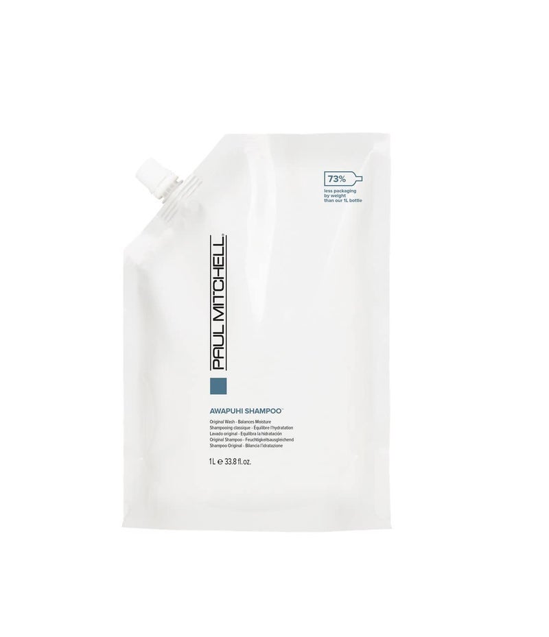 Paul Mitchell Awapuhi Shampoo, Balances Moisture + Adds Shine, For All Hair Types, Especially Fine + Static-Prone Hair, 33.8 fl. oz - Image 1