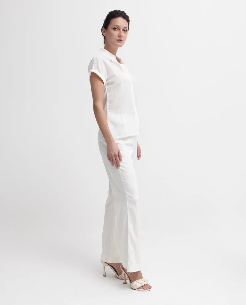 Rareism Women's Narrow Stripes Shirt