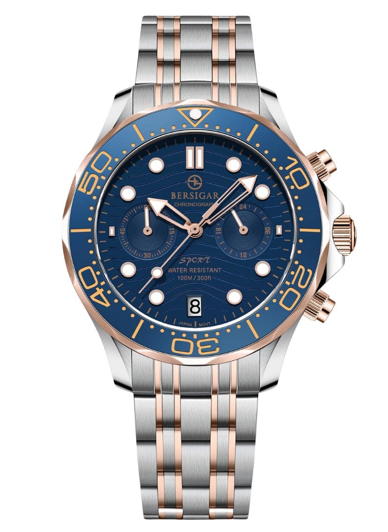 BERSIGAR - Bersigar BG-1713 Ocular Luxury Design Stainless Steel Water Resistant Watch - Image 1
