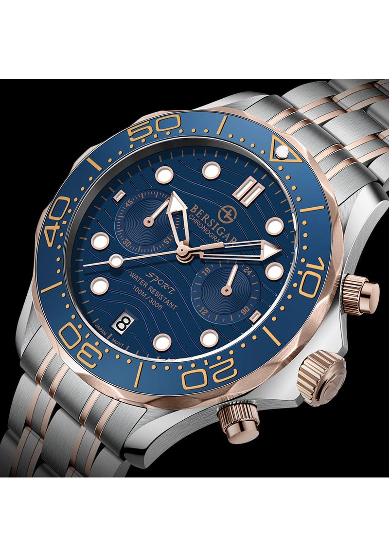 BERSIGAR - Bersigar BG-1713 Ocular Luxury Design Stainless Steel Water Resistant Watch - Image 1