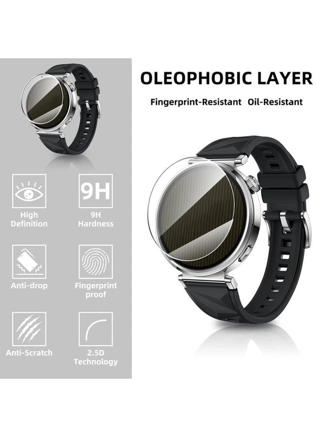4 Pack Tempered Glass Screen Protector For Huawei Watch GT5 Pro 42mm 9H Hardness - Image 4