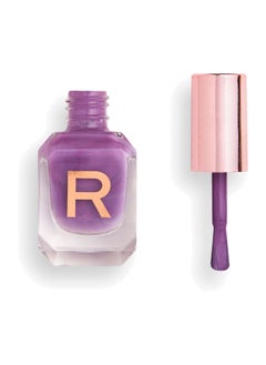 Makeup Revolution Revolution Express Nail Varnish Grape Purple  - Image 2