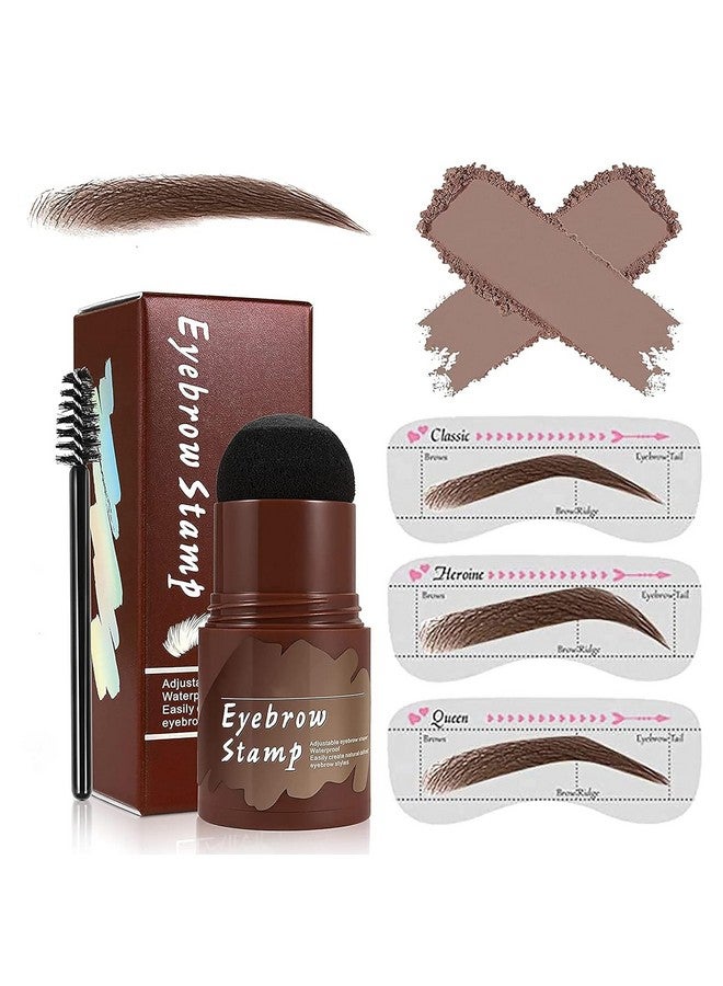 adbeni Hairline Shadow Powder Stick Hair Powder Eyebrow Powder Brown Pack Of 1 Eyebrow Stencil - Image 1